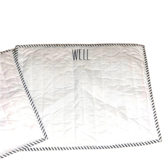 Rae Dunn Rest Well pillow shams NWOT - Picture 4 of 7